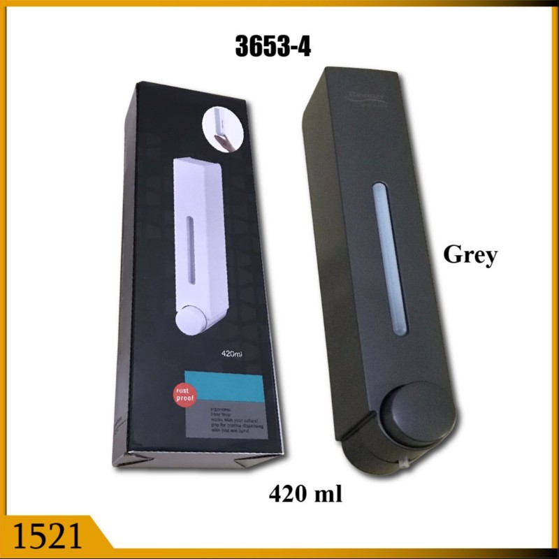 SOAP DISPENSER ABS GREY 3653-4 (1521)